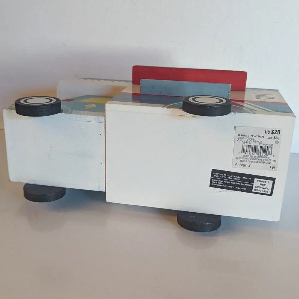 NWT Chirpy's Ice Cream Food Truck Bird House Michael's Ashland Summer Garden RWB